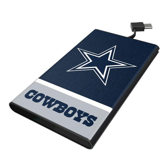 Dallas Cowboys 5000mAh Flat Powerbank Endzone