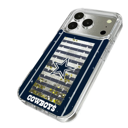 Dallas Cowboys Glitter Phone Case Field for iPhone