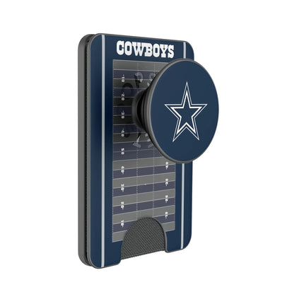 Dallas Cowboys Field PopSockets MagSafe-Compatible PopWallet+