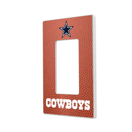 Dallas Cowboys Hidden-Screw Light Switch Plate Football