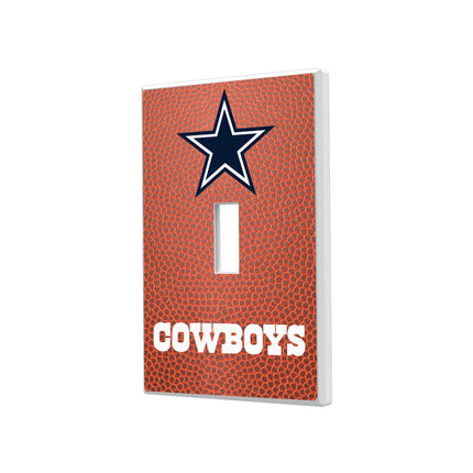 Dallas Cowboys Hidden-Screw Light Switch Plate Football