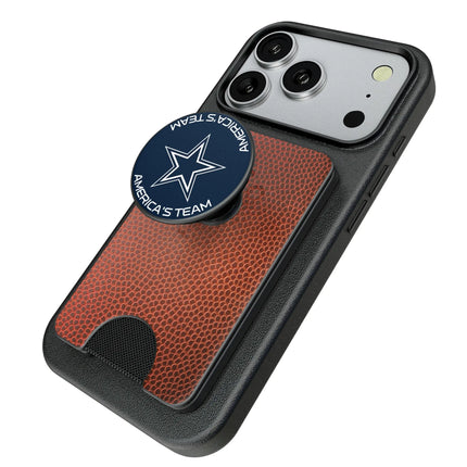 Dallas Cowboys Football PopSockets MagSafe-Compatible PopWallet+