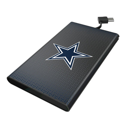 Dallas Cowboys 5000mAh Flat Powerbank Linen