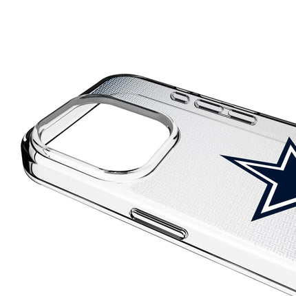 Dallas Cowboys Clear Phone Case Linen for iPhone