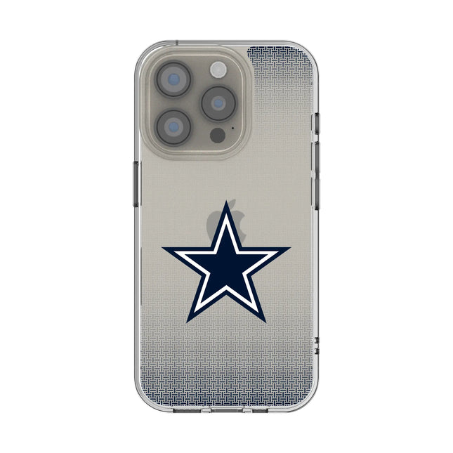 Dallas Cowboys Clear Phone Case Linen for iPhone