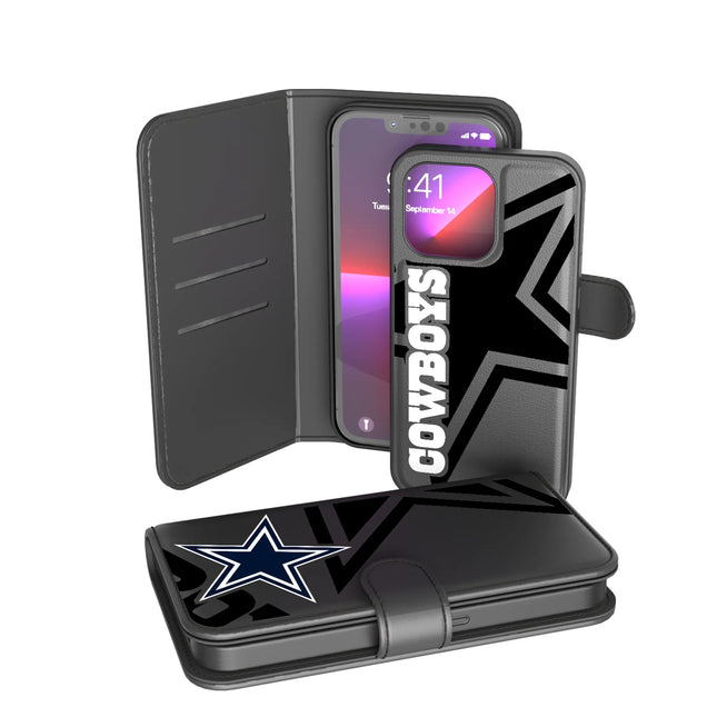 Dallas Cowboys Wallet Phone Case Monocolor for iPhone
