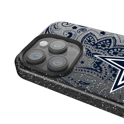 Dallas Cowboys Black Bling Phone Case Paisley for iPhone