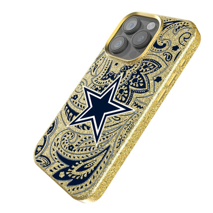 Dallas Cowboys Bling Phone Case Paisley for iPhone