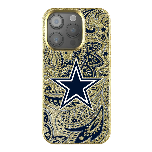 Dallas Cowboys Bling Phone Case Paisley for iPhone