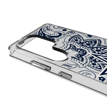 Dallas Cowboys Clear Phone Case Paisley for Samsung Galaxy