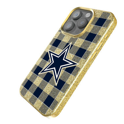 Dallas Cowboys Bling Phone Case Plaid for iPhone