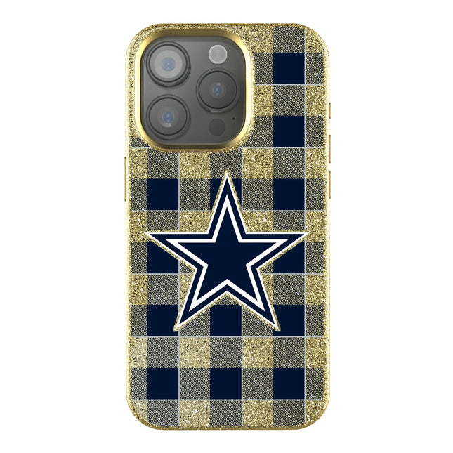 Dallas Cowboys Bling Phone Case Plaid for iPhone