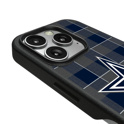 Dallas Cowboys Plaid MagSafe Compatible Phone Case for Apple iPhone