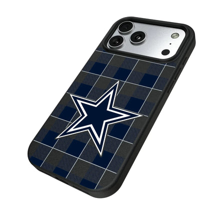 Dallas Cowboys Plaid MagSafe Compatible Phone Case for Apple iPhone