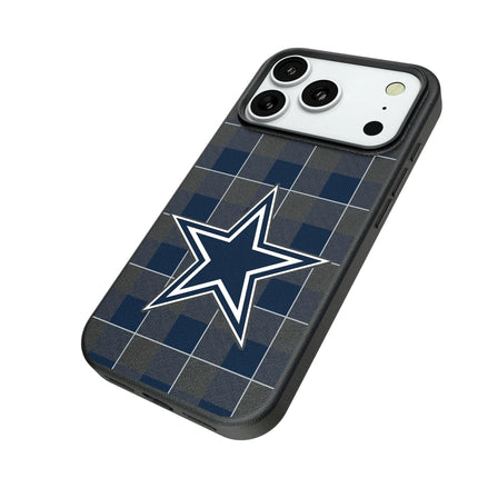 Dallas Cowboys Plaid MagSafe Compatible Phone Case for Apple iPhone