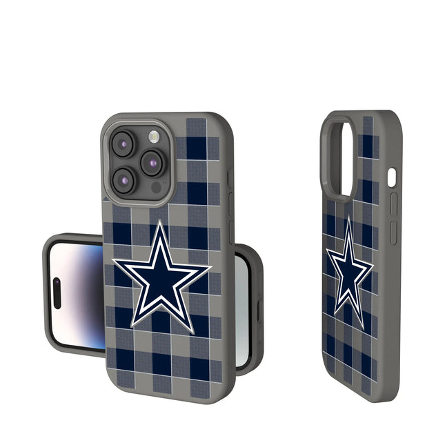 Dallas Cowboys Soft Touch Phone Case Plaid for iPhone