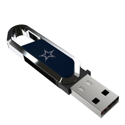 Dallas Cowboys USB 64GB Clip Style Flash Drive Solid