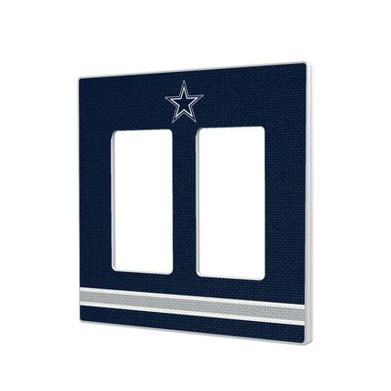 Dallas Cowboys Hidden-Screw Light Switch Plate Stripe