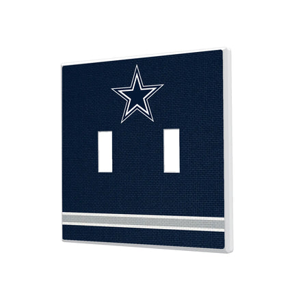 Dallas Cowboys Hidden-Screw Light Switch Plate Stripe