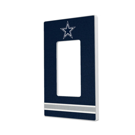 Dallas Cowboys Hidden-Screw Light Switch Plate Stripe