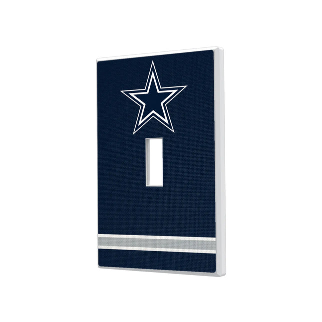 Dallas Cowboys Hidden-Screw Light Switch Plate Stripe