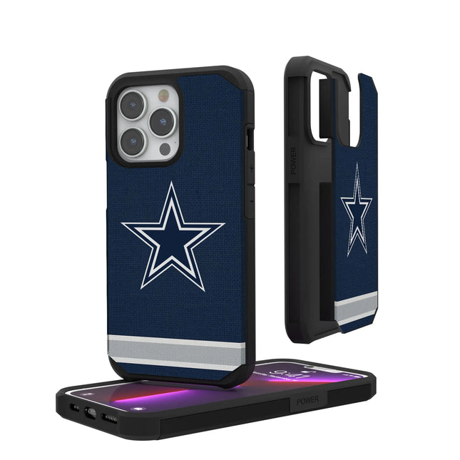 Dallas Cowboys Rugged Phone Case Stripe for iPhone