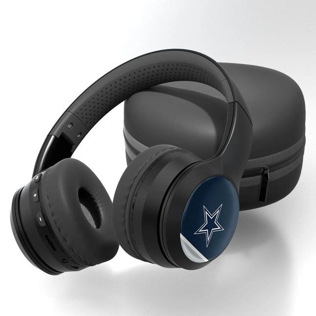 Dallas Cowboys Over-Ear BT Headphones With Case Stripe