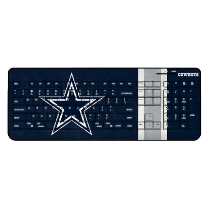 Dallas Cowboys Wireless USB Keyboard Stripe