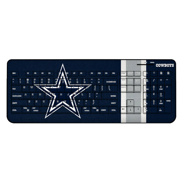Dallas Cowboys Wireless USB Keyboard Stripe