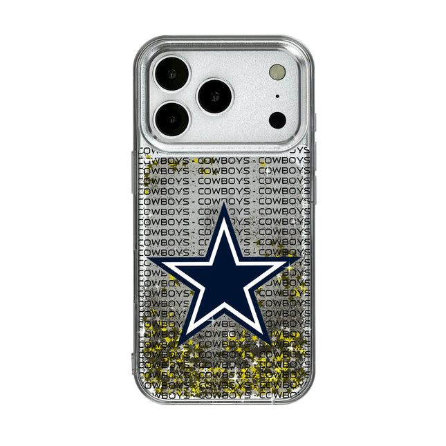 Dallas Cowboys Glitter Phone Case Text for iPhone