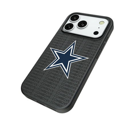 Dallas Cowboys Text Backdrop MagSafe Compatible Phone Case for Apple iPhone