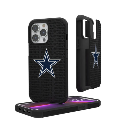 Dallas Cowboys Rugged Phone Case Text for iPhone