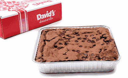 David's Cookies Chocolate Chip Brownie Dessert Tray