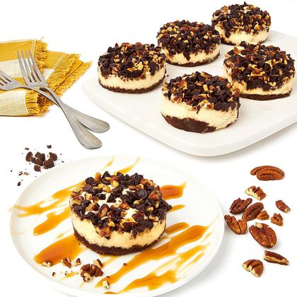 David's Cookies Mini Chocolate Pecan Cheesecakes  - 12 Piece