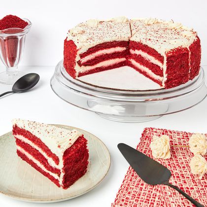 David's Cookies Red Velvet 10 Inch Cake