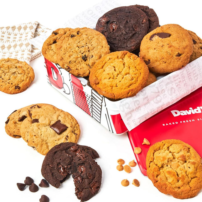 Fresh Baked David's Cookies 1 lb. Tin