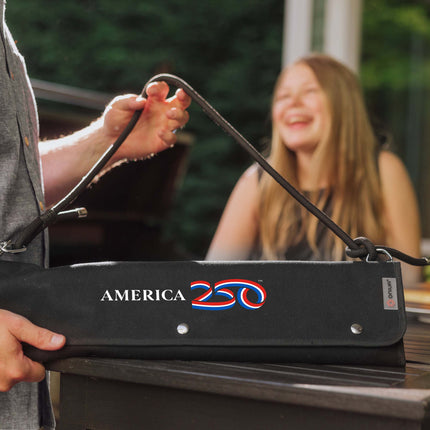 America 250 - BBQ Roll Up 3 Piece Set