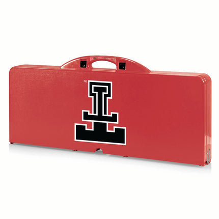 Texas Tech Red Raiders Picnic Table Portable Folding Table with Seats