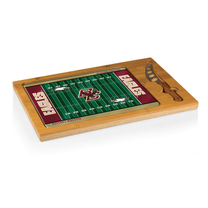 Boston College Eagles Football Field Cutting Board & Knife Set