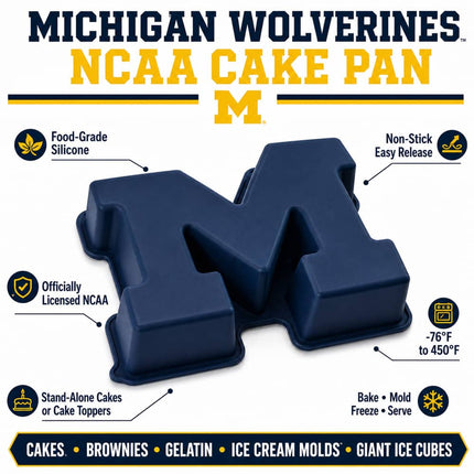 Michigan Wolverines NCAA Cake Pan