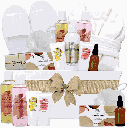 Dead Sea Minerals Lavender Bubble Bath Spa Gift Basket
