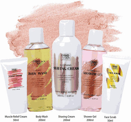 Dead Sea Minerals Lavender Bubble Bath Spa Gift Basket