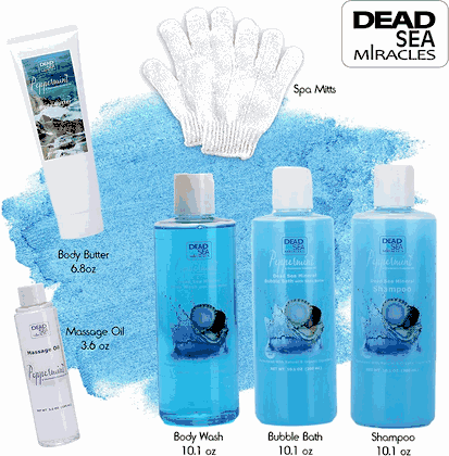 Deluxe Dead Sea Mineral Spa Gift Set