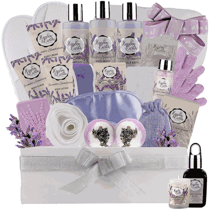 Deluxe XL Lavender Sandalwood Spa Gift Basket