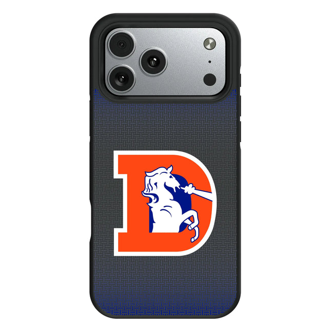 Denver Broncos 1993-1996 Historic Collection Linen Bump Phone Case for Apple iPhone