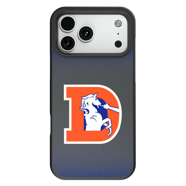 Denver Broncos 1993-1996 Historic Collection Linen Bump Phone Case for Apple iPhone