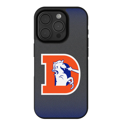 Denver Broncos 1993-1996 Historic Collection Linen Bump Phone Case for Apple iPhone