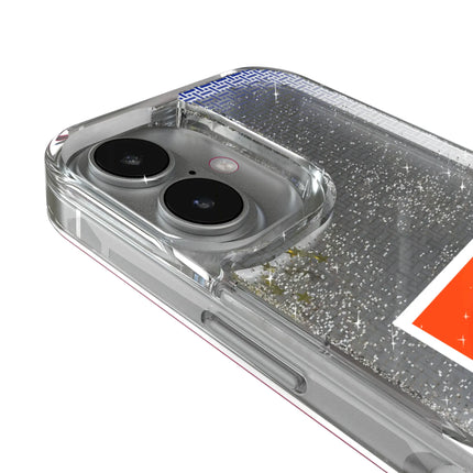 Denver Broncos 1993-1996 Historic Collection Linen Glitter Phone Case for Apple iPhone