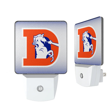 Denver Broncos 1993-1996 Historic Collection Linen Night Light 2-Pack