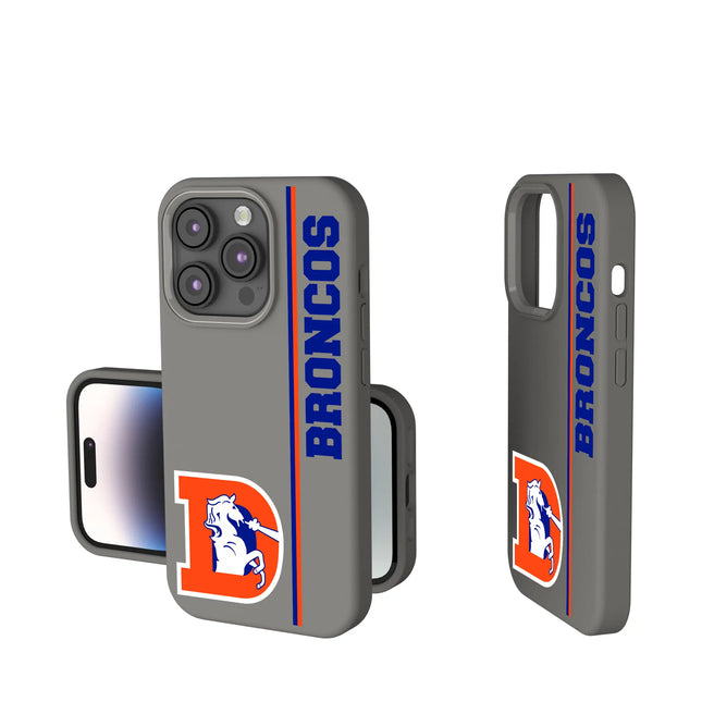 Denver Broncos 1993-1996 Historic Collection Sidebar Soft Touch Phone Case for Apple iPhone